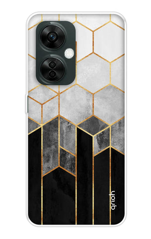 Hexagonal Pattern OnePlus Nord CE 3 5G Back Cover