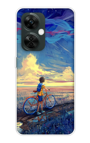 Riding Bicycle to Dreamland OnePlus Nord CE 3 5G Back Cover
