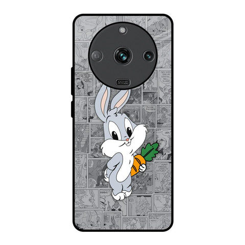 Cute Baby Bunny Realme Narzo 60 5G Glass Back Cover Online