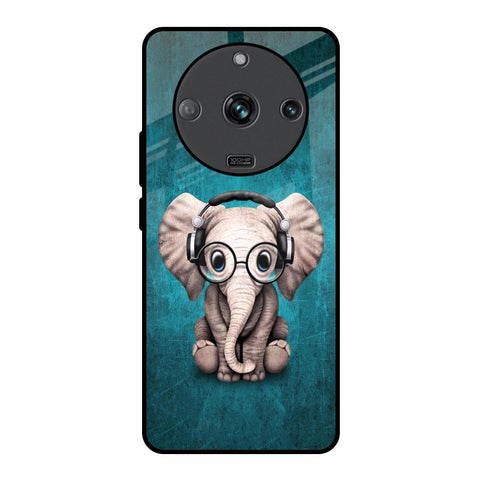 Adorable Baby Elephant Realme Narzo 60 5G Glass Back Cover Online
