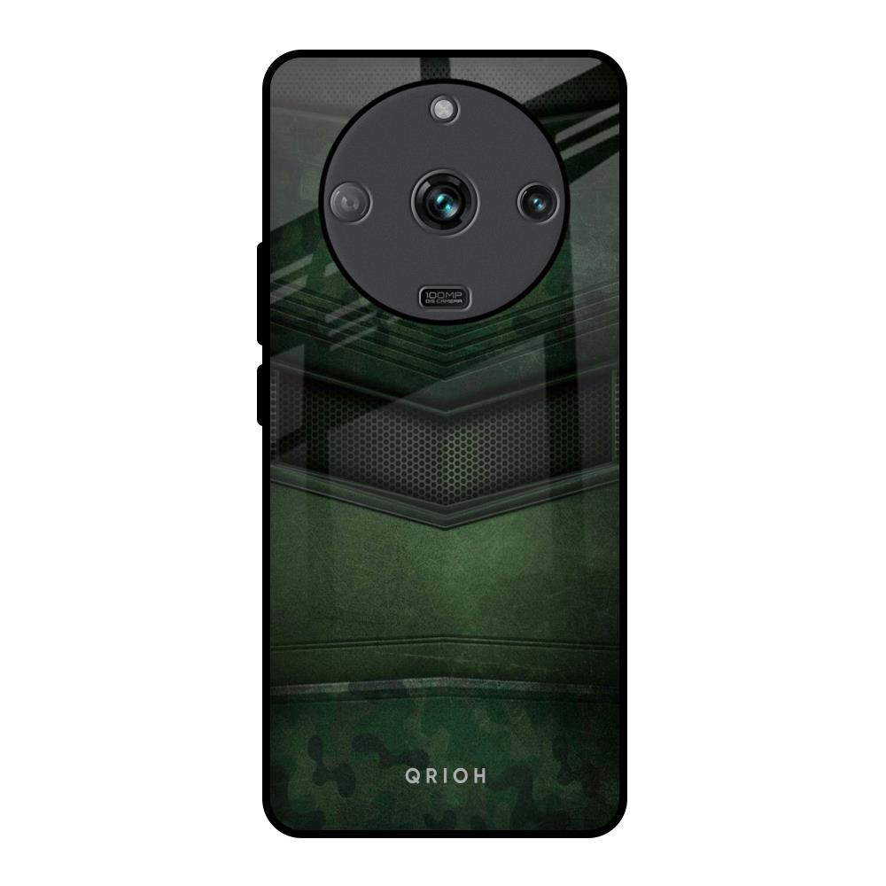 Green Leather Realme Narzo 60 5G Glass Back Cover Online