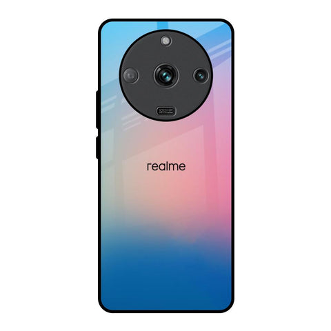 Blue & Pink Ombre Realme Narzo 60 5G Glass Back Cover Online