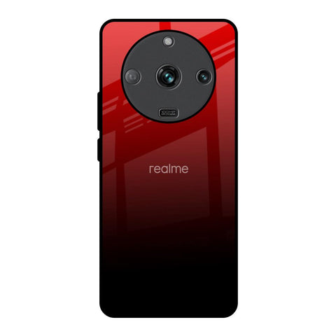 Maroon Faded Realme Narzo 60 5G Glass Back Cover Online