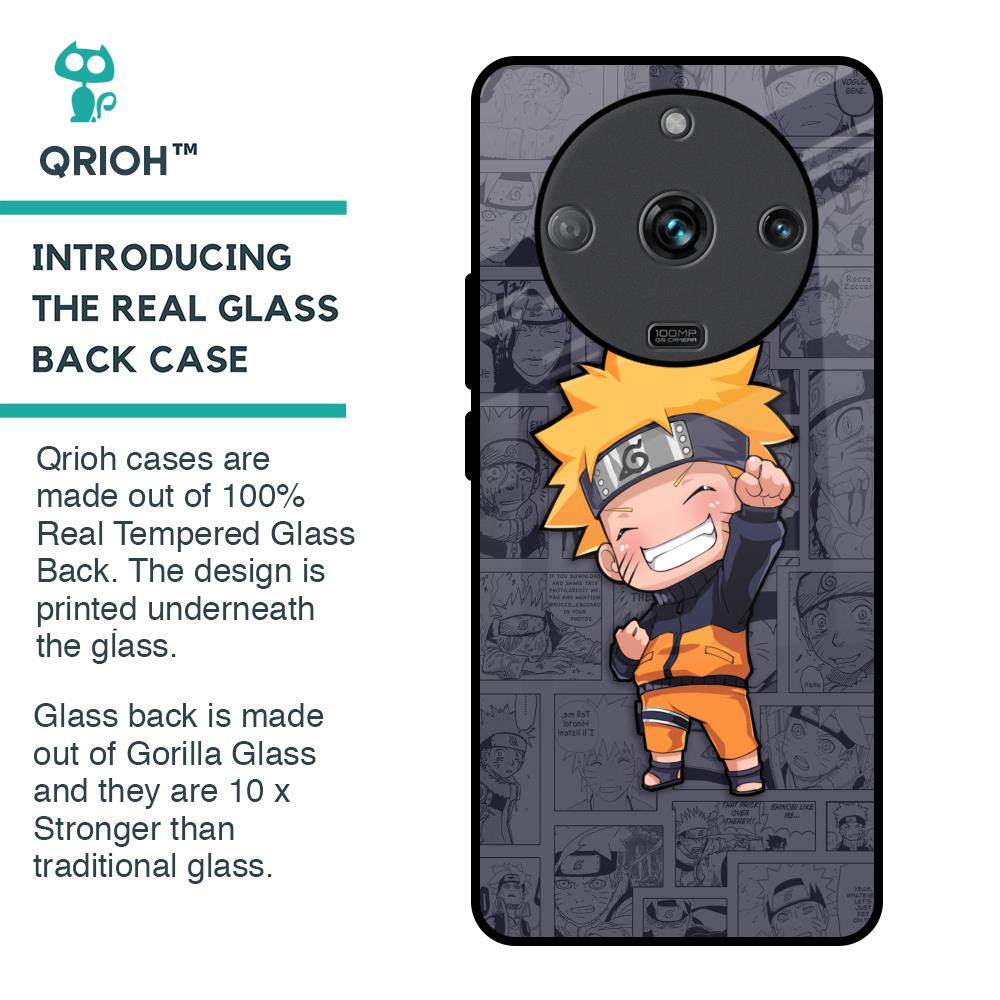 Orange Chubby Glass Case for Realme Narzo 60 5G