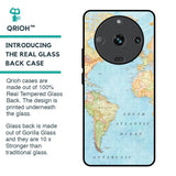 Travel Map Glass Case for Realme Narzo 60 5G