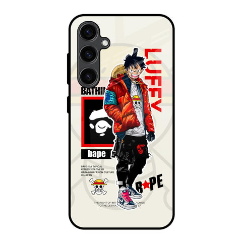 Bape Luffy Samsung Galaxy S23 FE 5G Glass Back Cover Online