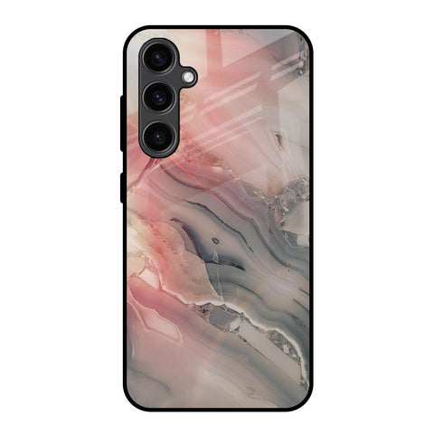 Pink And Grey Marble Samsung Galaxy S23 FE 5G Glass Back Cover Online