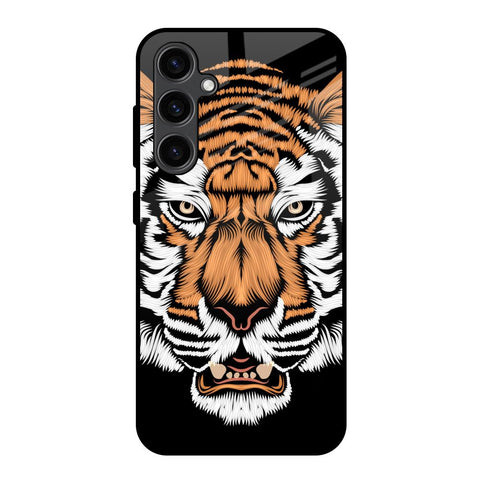 Angry Tiger Samsung Galaxy S23 FE 5G Glass Back Cover Online