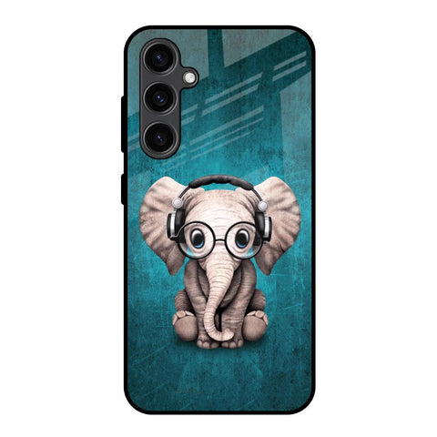 Adorable Baby Elephant Samsung Galaxy S23 FE 5G Glass Back Cover Online