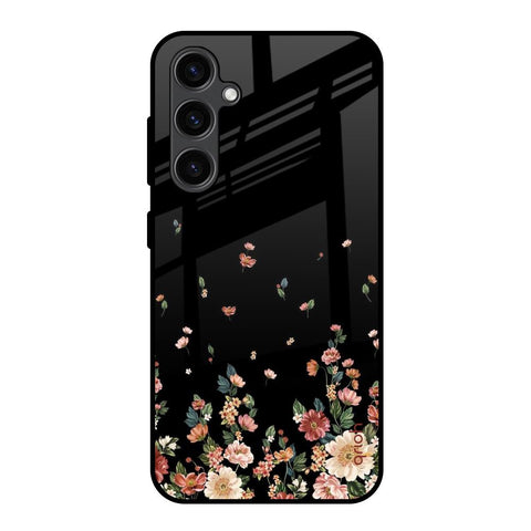 Floating Floral Print Samsung Galaxy S23 FE 5G Glass Back Cover Online