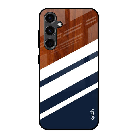 Bold Stripes Samsung Galaxy S23 FE 5G Glass Back Cover Online