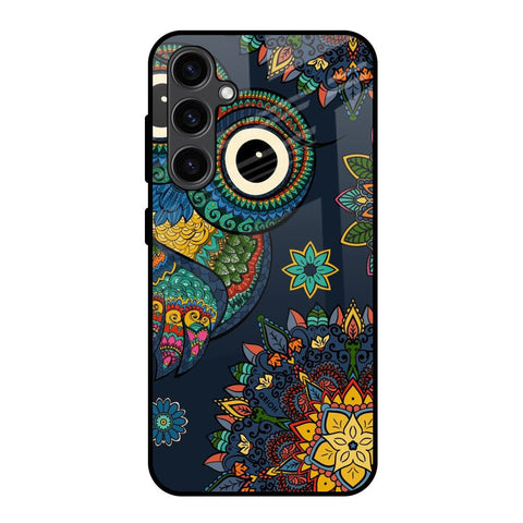 Owl Art Samsung Galaxy S23 FE 5G Glass Back Cover Online
