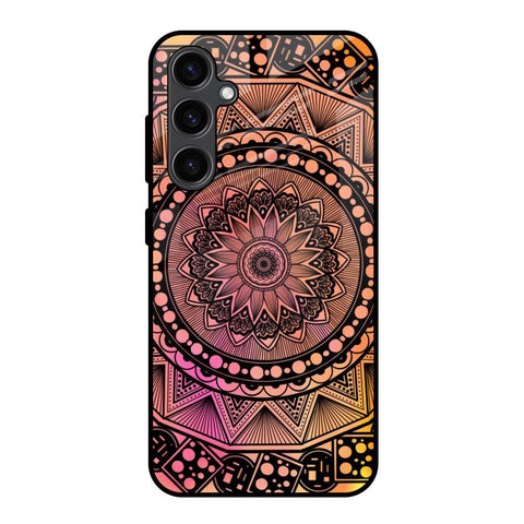 Floral Mandala Samsung Galaxy S23 FE 5G Glass Back Cover Online