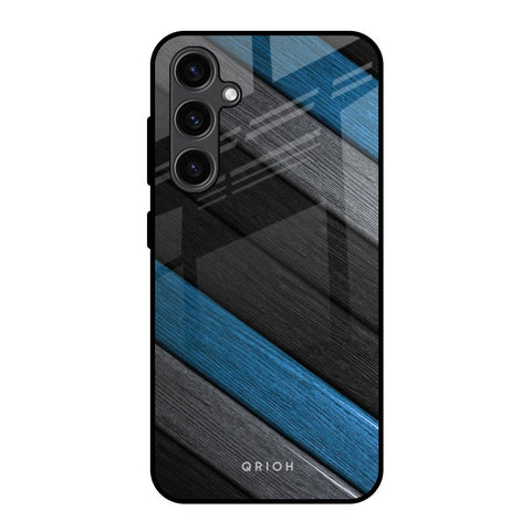 Multicolor Wooden Effect Samsung Galaxy S23 FE 5G Glass Back Cover Online