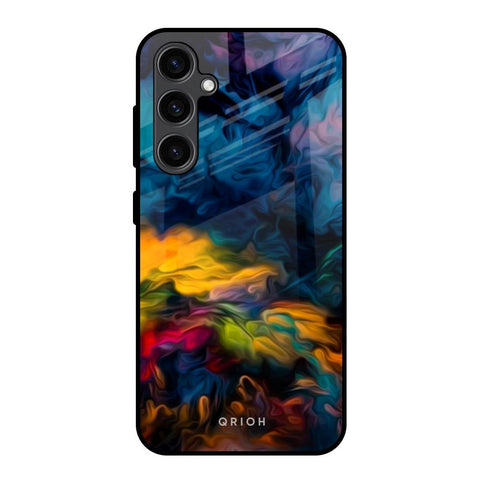 Multicolor Oil Painting Samsung Galaxy S23 FE 5G Glass Back Cover Online