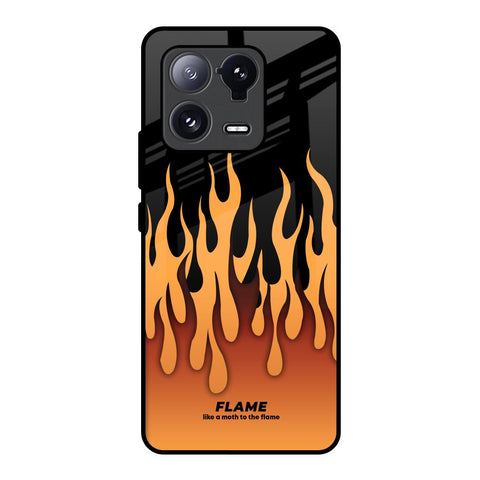 Fire Flame Mi 13 Pro Glass Back Cover Online
