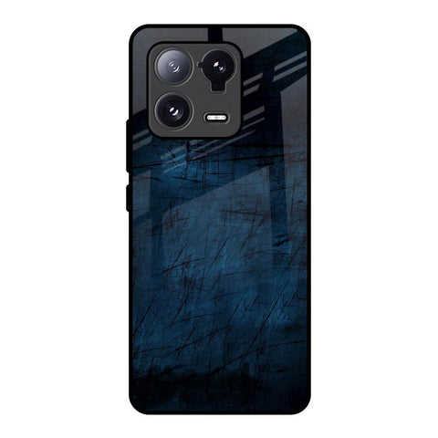 Dark Blue Grunge Mi 13 Pro Glass Back Cover Online