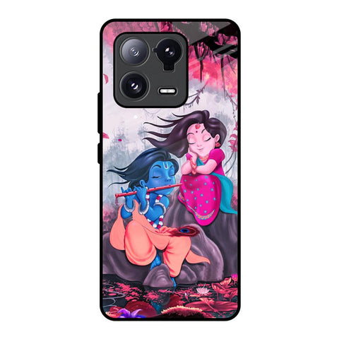 Radha Krishna Art Mi 13 Pro Glass Back Cover Online