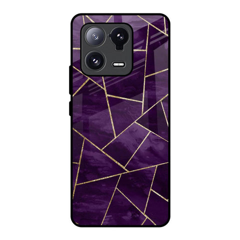 Geometric Purple Mi 13 Pro Glass Back Cover Online