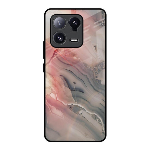Pink And Grey Marble Mi 13 Pro Glass Back Cover Online