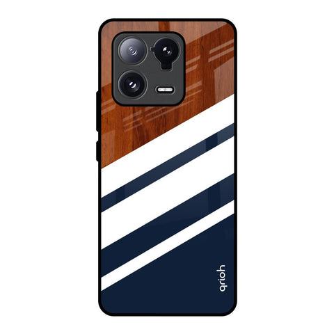 Bold Stripes Mi 13 Pro Glass Back Cover Online