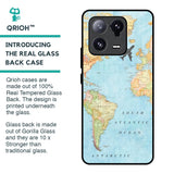 Travel Map Glass Case for Mi 13 Pro