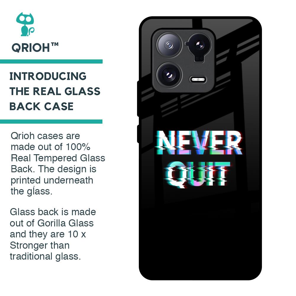 Never Quit Glass Case For Mi 13 Pro