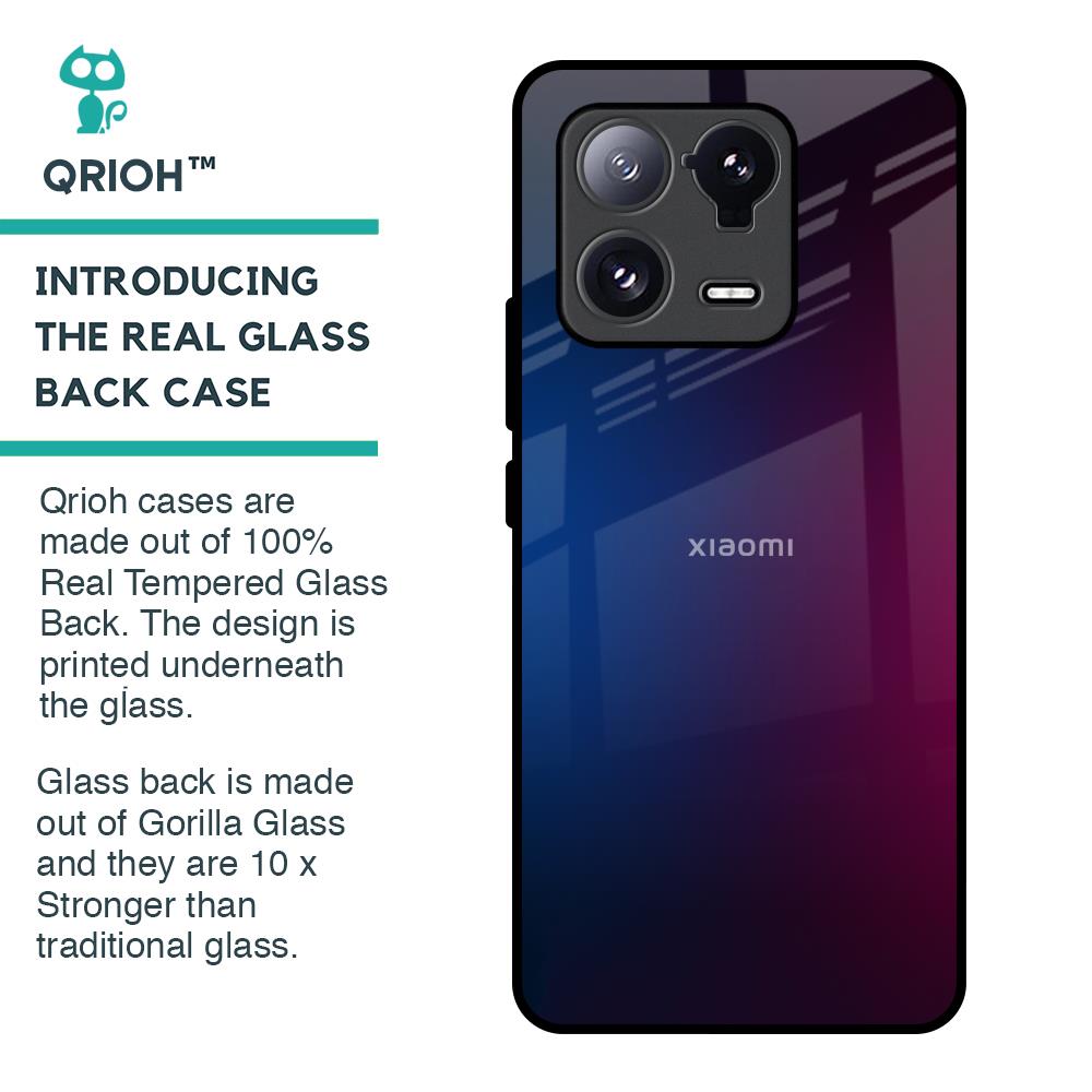 Mix Gradient Shade Glass Case For Mi 13 Pro