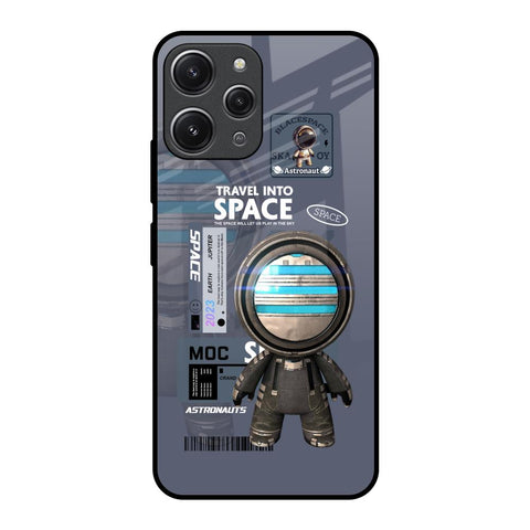 Space Travel Redmi 12 Glass Back Cover Online