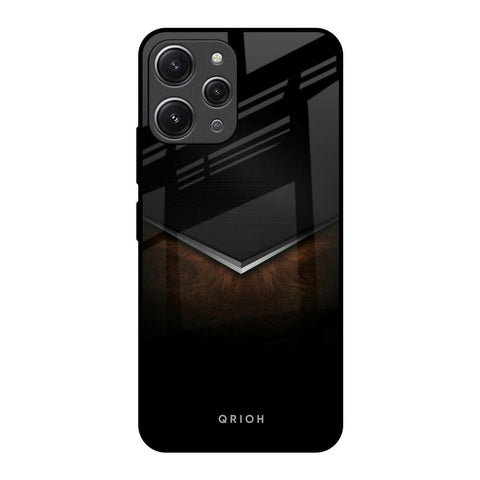 Dark Walnut Redmi 12 Glass Back Cover Online
