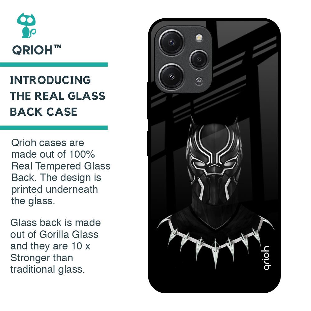 Dark Superhero Glass Case for Redmi 12