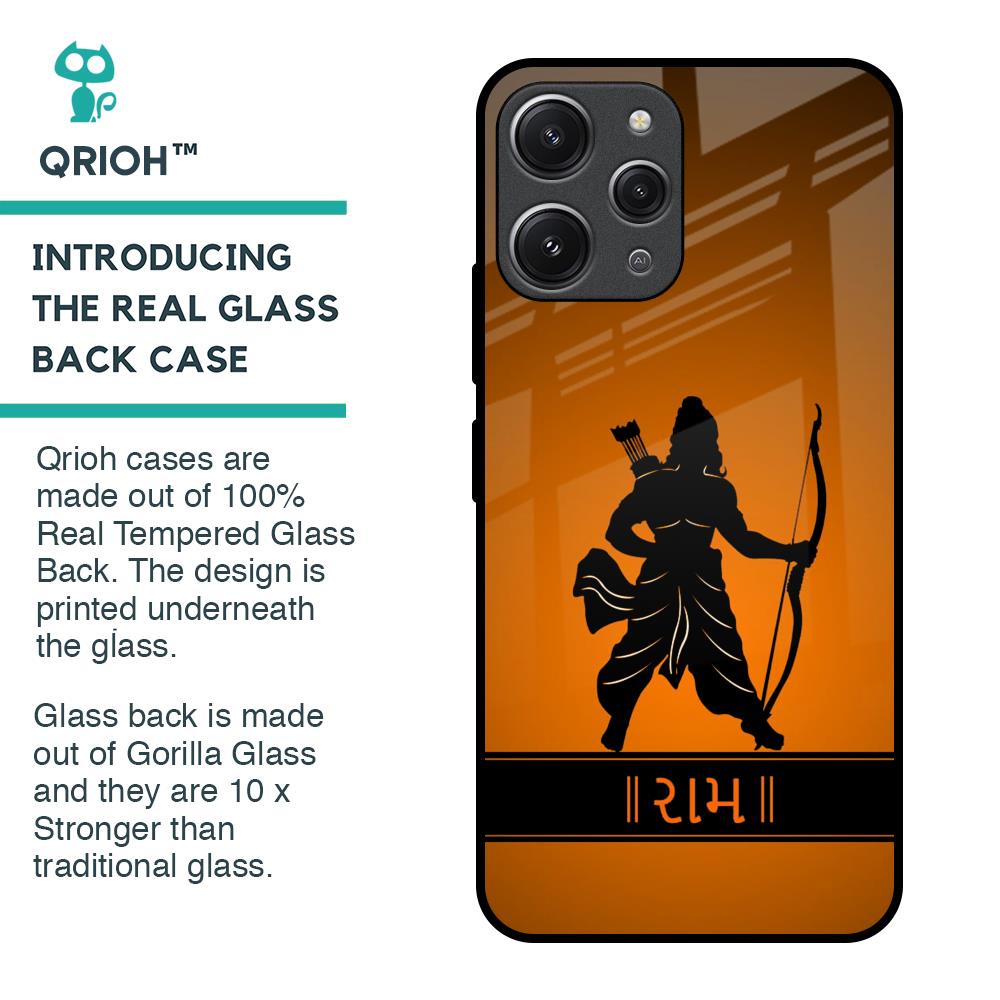Halo Rama Glass Case for Redmi 12