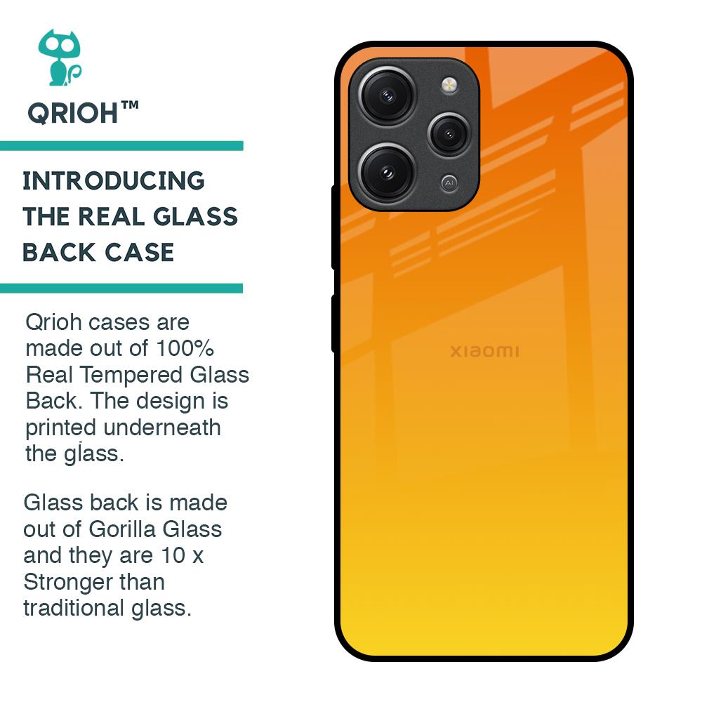 Sunset Glass Case for Redmi 12