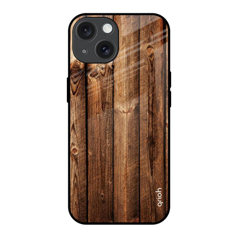Timber Printed iPhone 15 Glass Back Cover Online