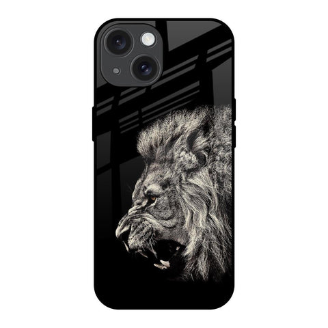 Brave Lion iPhone 15 Glass Back Cover Online