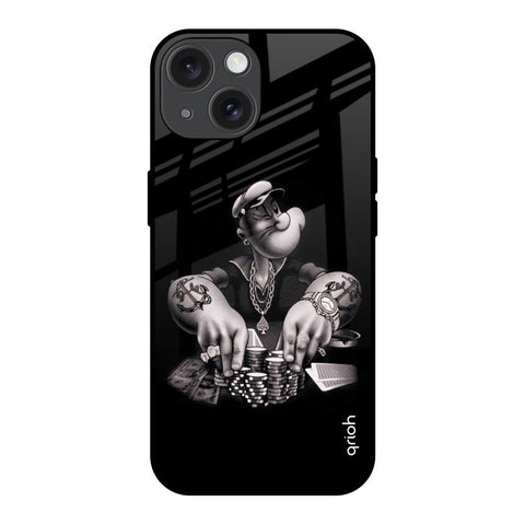 Gambling Problem iPhone 15 Glass Back Cover Online