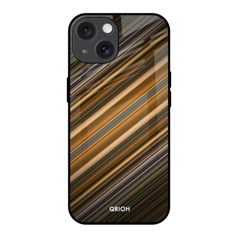 Diagonal Slash Pattern iPhone 15 Glass Back Cover Online