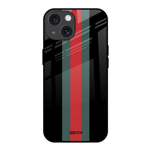 Vertical Stripes iPhone 15 Glass Back Cover Online