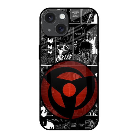 Sharingan iPhone 15 Glass Back Cover Online