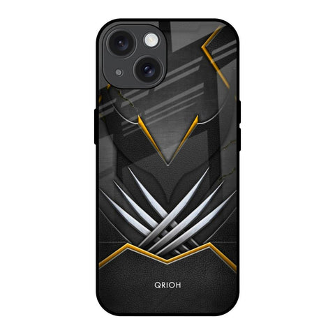 Black Warrior iPhone 15 Glass Back Cover Online