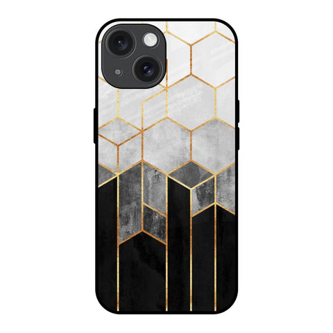 Tricolor Pattern iPhone 15 Glass Back Cover Online