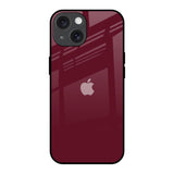 Classic Burgundy iPhone 15 Glass Back Cover Online
