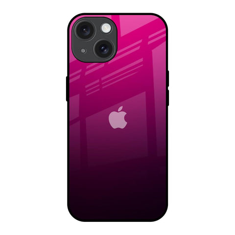 Purple Ombre Pattern iPhone 15 Glass Back Cover Online
