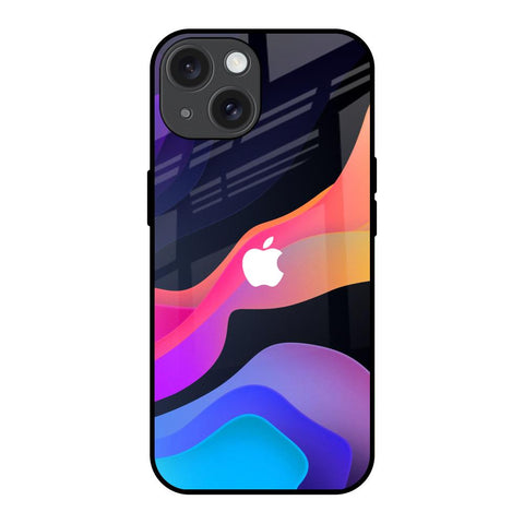 Colorful Fluid iPhone 15 Glass Back Cover Online