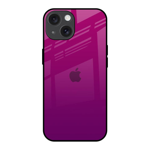 Magenta Gradient iPhone 15 Glass Back Cover Online