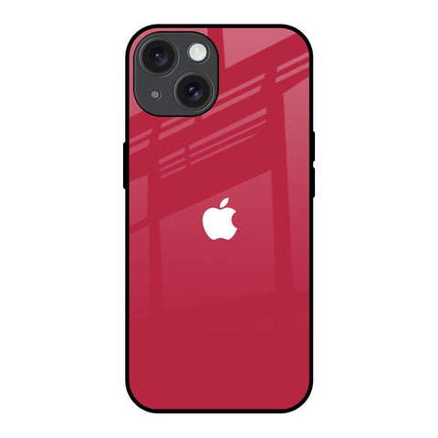 Solo Maroon iPhone 15 Glass Back Cover Online
