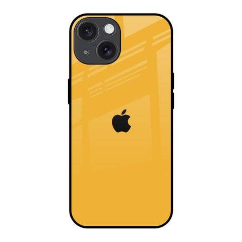 Fluorescent Yellow iPhone 15 Glass Back Cover Online