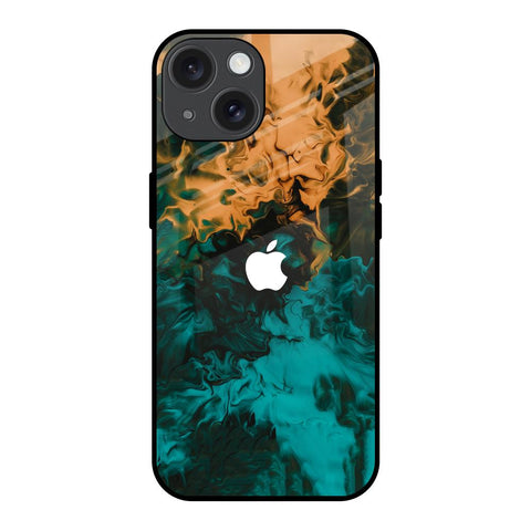 Watercolor Wave iPhone 15 Glass Back Cover Online