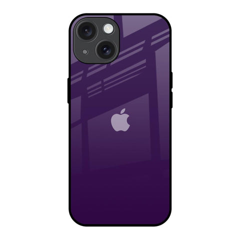 Dark Purple iPhone 15 Glass Back Cover Online