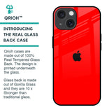 Blood Red Glass Case for iPhone 15